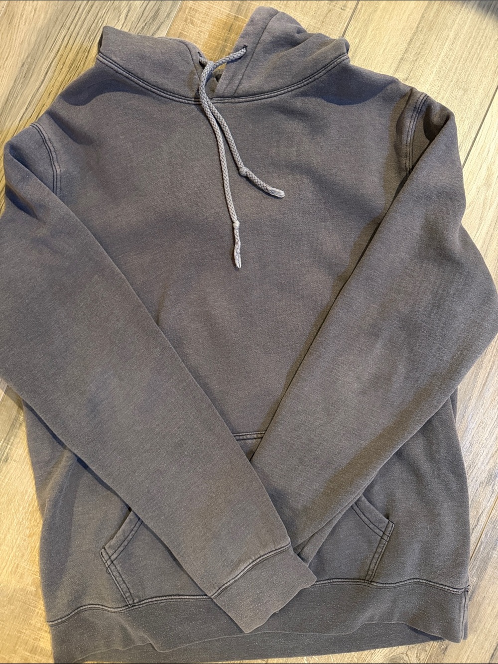 Pacsun sz Large Classic Pullover Hoodie in Washed Charcoal